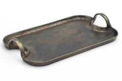 Accessoires<Flamant CEASAR, plateau, métal, rectangulaire Or
