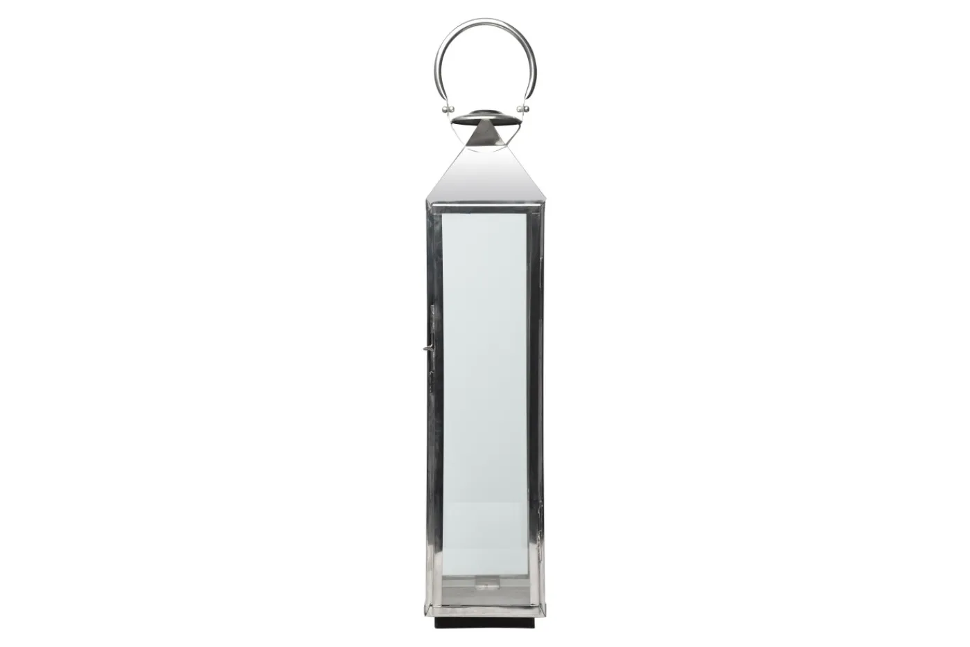 Lanternes|Décoration<Flamant CHARME, lanterne, acier et verre, L Argent