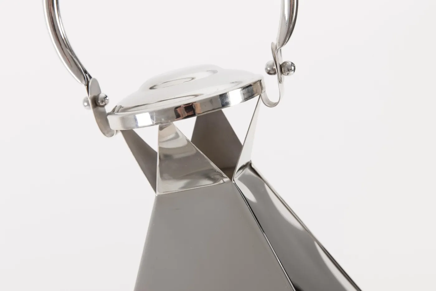 Lanternes|Décoration<Flamant CHARME, lanterne, acier et verre, XL Argent