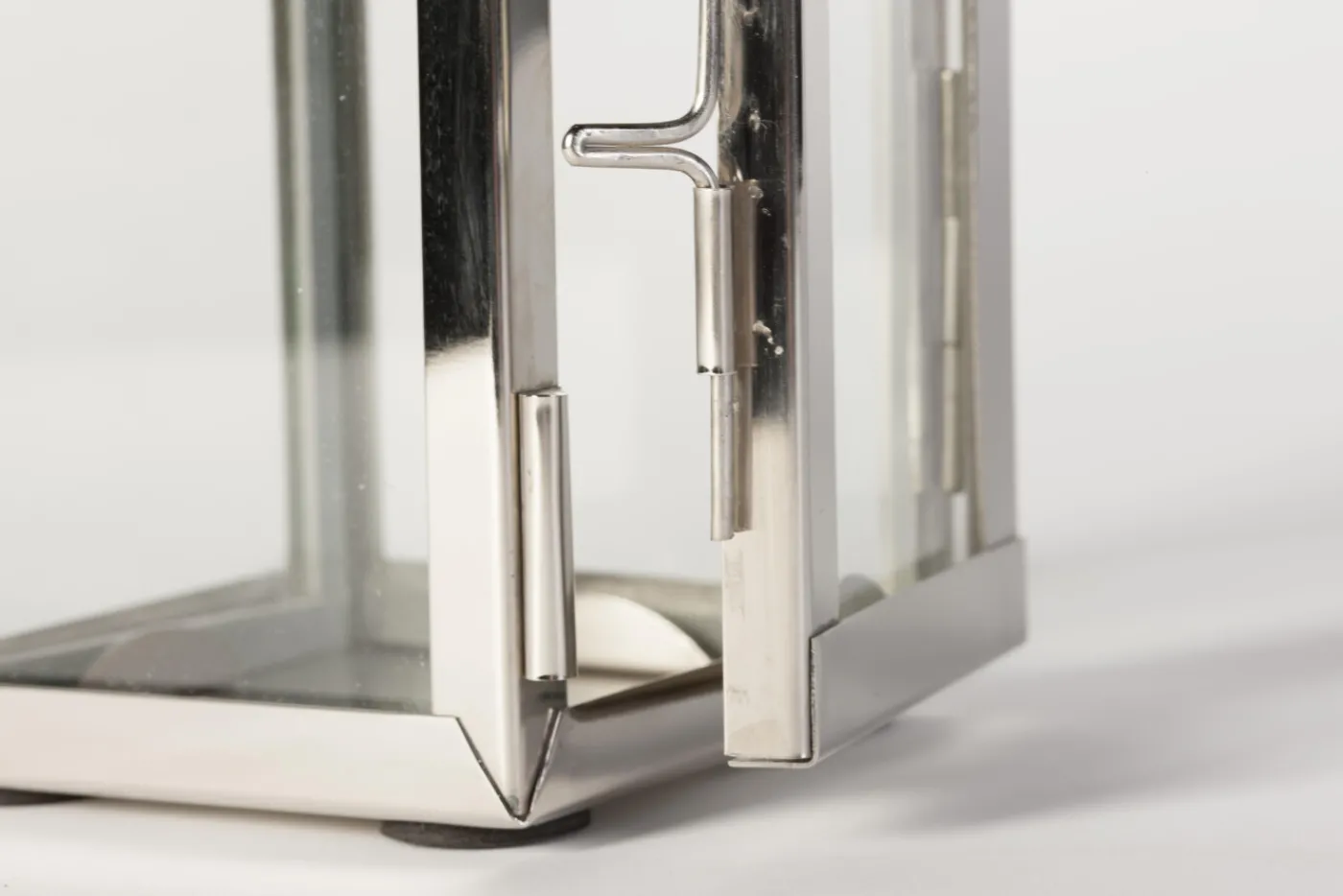 Lanternes|Décoration<Flamant CHARME, lanterne, acier et verre, XS Argent