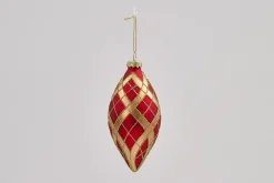 Boules De Noël|Boules De Noël<Flamant CHRISTA, pendentif Noël Rouge