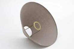 Abat-Jour|Luminaire<Flamant CIRCUM, abat-jour, naturel et gris, conique, 30 cm Blanccassé