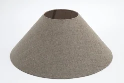 Abat-Jour|Luminaire<Flamant CIRCUM, abat-jour, naturel et gris, conique, 45 cm Blanccassé