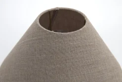 Abat-Jour|Luminaire<Flamant CIRCUM, abat-jour, naturel et gris, conique, 45 cm Blanccassé