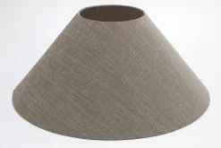 Abat-Jour|Luminaire<Flamant CIRCUM, abat-jour, naturel et gris, conique, 55 cm Blanccassé