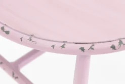 Banquettes|Fauteuils<Flamant CLAIRE, banc de jardin, rétro Rose