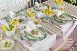 Tables|Tables<Flamant CLAIRE, table de jardin, 150x75, rétro Blanc