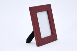 Cadres Photo|Cadres Photo<Flamant CLAYTON, cadre photo, cuir, 13x18 Rouge