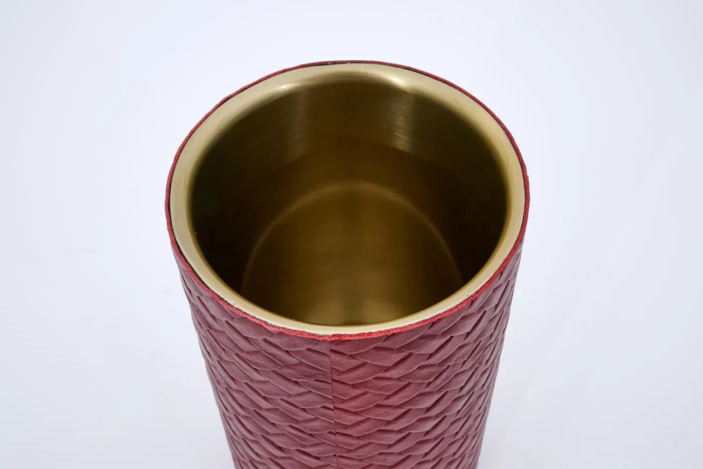 Carafes Et Bouteilles|Carafes Et Bouteilles<Flamant CLAYTON, porte-bouteille, cuir Rouge