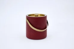 Ustensiles De Service Et De Cuisine|Accessoires<Flamant CLAYTON, seau à glace, cuir Rouge