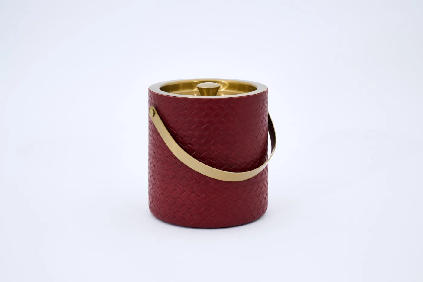 Ustensiles De Service Et De Cuisine|Accessoires<Flamant CLAYTON, seau à glace, cuir Rouge