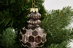Boules De Noël|Boules De Noël<Flamant CLEMENT, pendentif Noël Brun