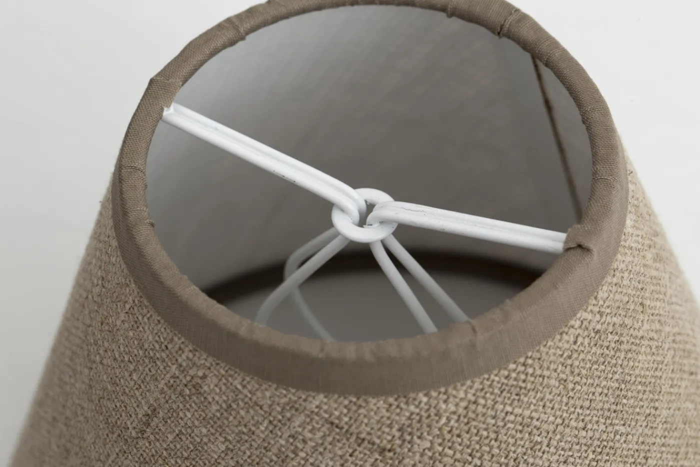 Abat-Jour|Luminaire<Flamant CLIPS, abat-jour, naturel, conique, 14 cm Blanccassé