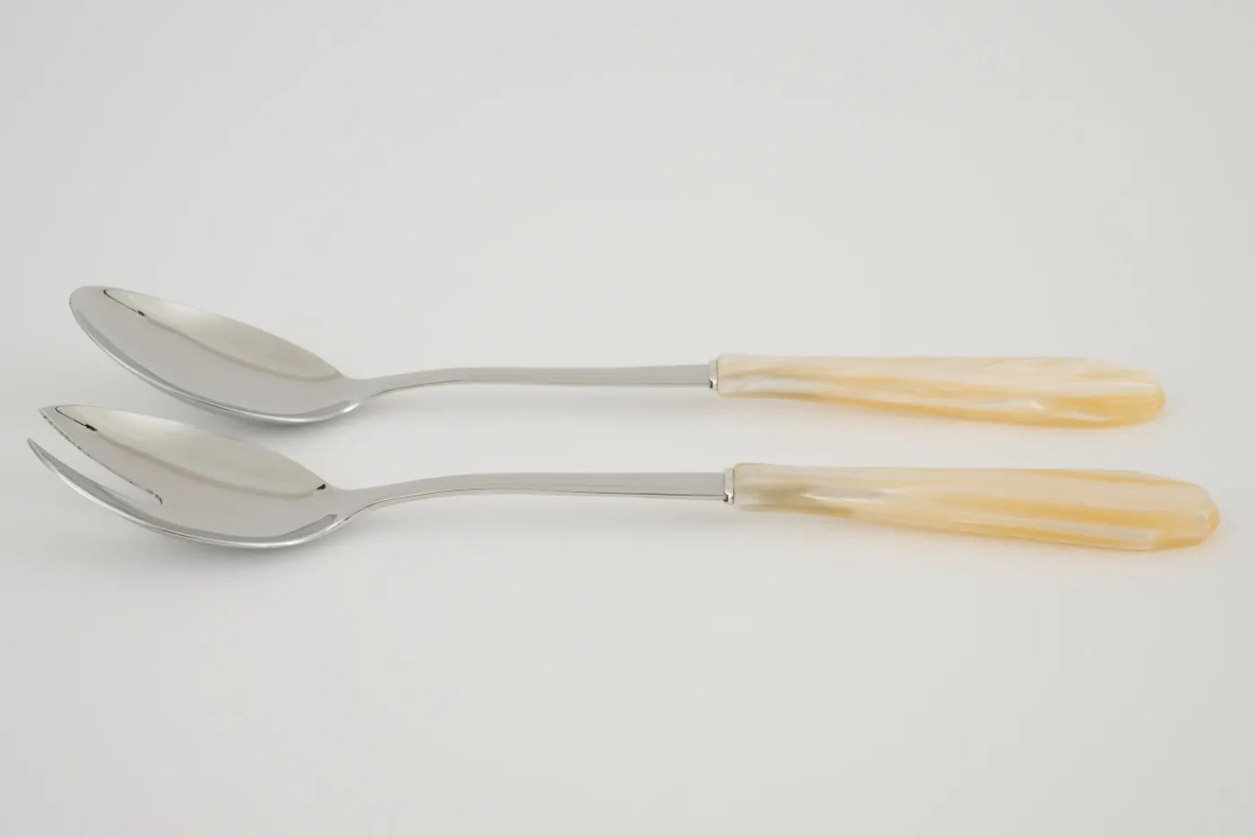 Couverts|Couverts<Flamant COLINE, couverts à salade, set de 2 Blanccassé