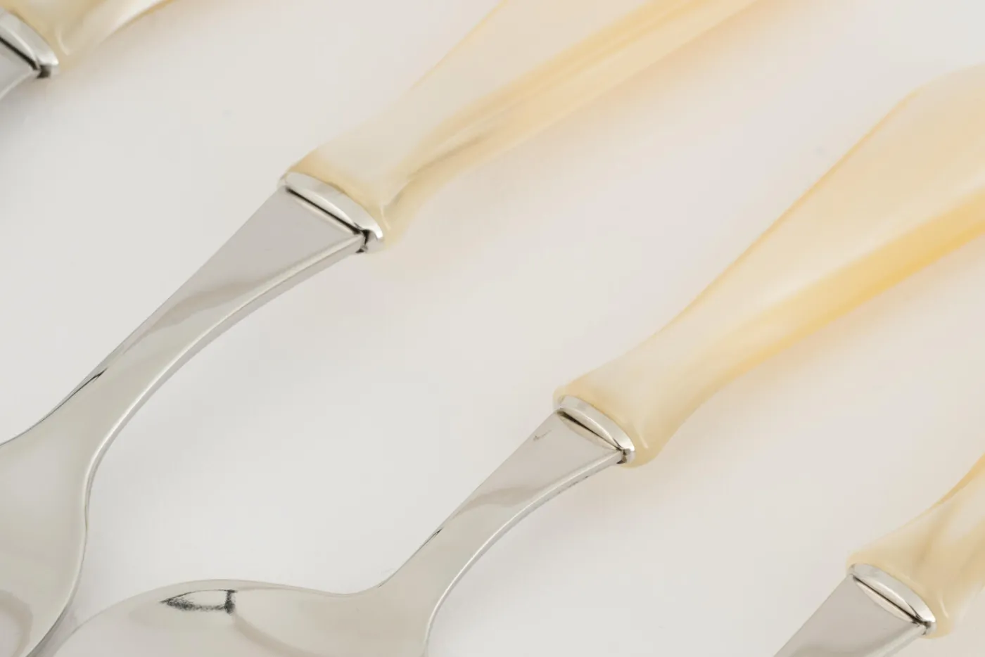 Couverts|Couverts<Flamant COLINE, couverts à salade, set de 2 Blanccassé