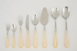 Couverts|Couverts<Flamant COLINE, couverts à salade, set de 2 Blanccassé