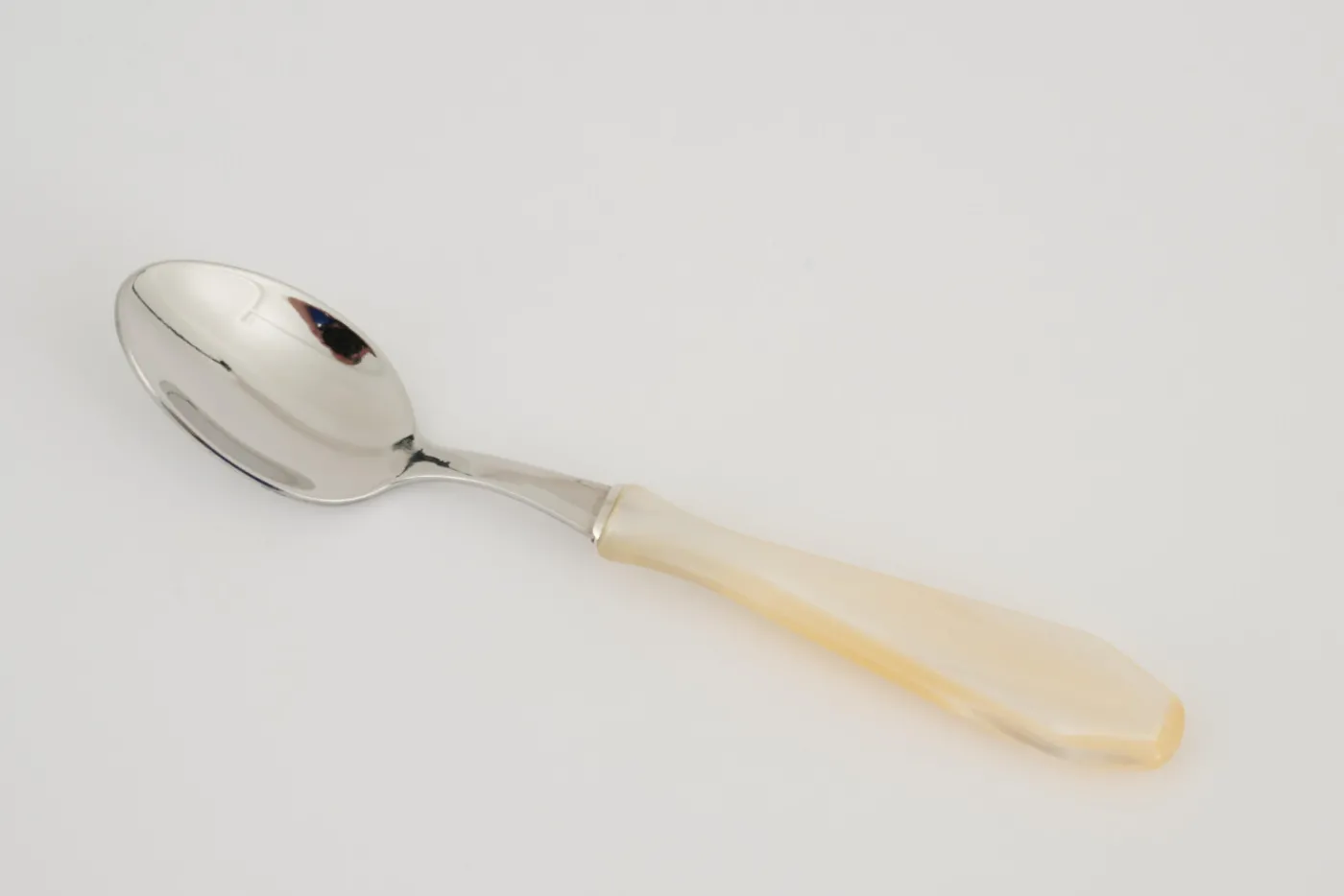 Couverts|Couverts<Flamant COLINE, cuillère à café Blanccassé