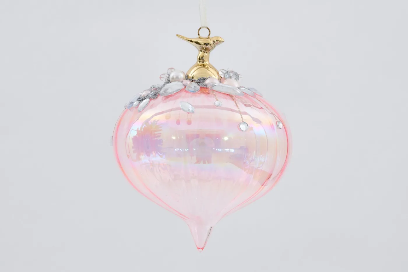 Boules De Noël|Boules De Noël<Flamant COLUMBA, pendentif Noël Rose