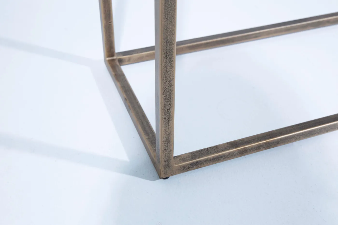 Tables D’Appoint & Consoles|Tables D’Appoint & Consoles<Flamant COMINO, table console, métal et verre Brun