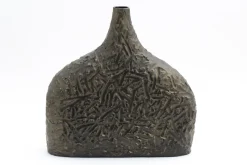Pots Et Vases|Décoration<Flamant CORRALEE, vase, céramique, bronze, L Brun