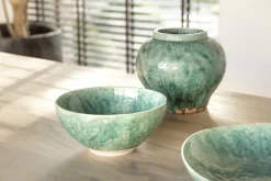 Assiettes, Plats Et Bols|Assiettes,Plats Et Bols<Flamant CRESTA, plateau, céramique, turquoise, ovale Mixte