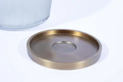 Porte Bougie, Chauffe-Plats Et Photophores|Porte Bougie, Chauffe-Plats Et Photophores<Flamant CUSTODIO, photophore, verre et métal, L Vert