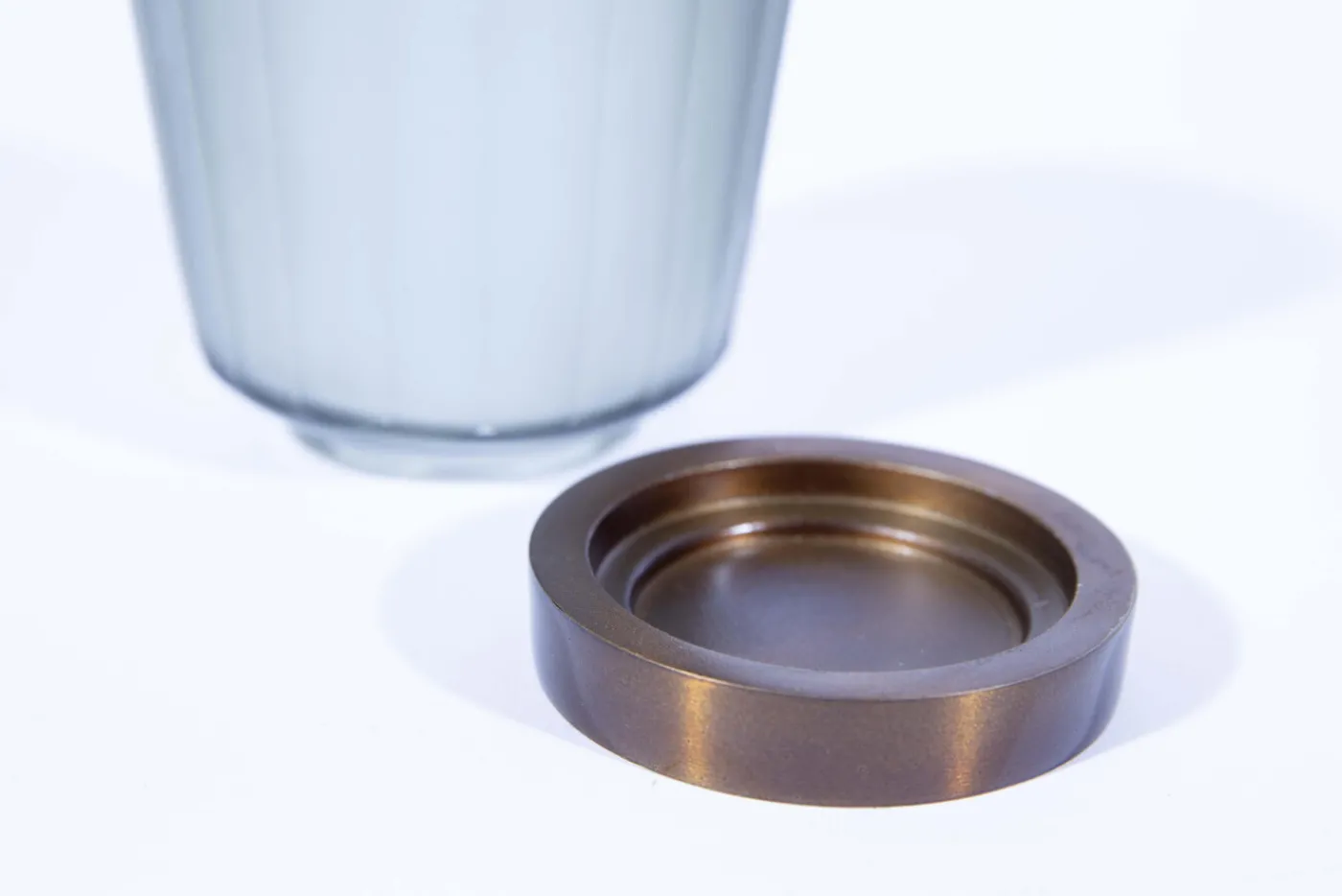 Porte Bougie, Chauffe-Plats Et Photophores|Porte Bougie, Chauffe-Plats Et Photophores<Flamant CUSTODIO, photophore, verre et métal, S Vert