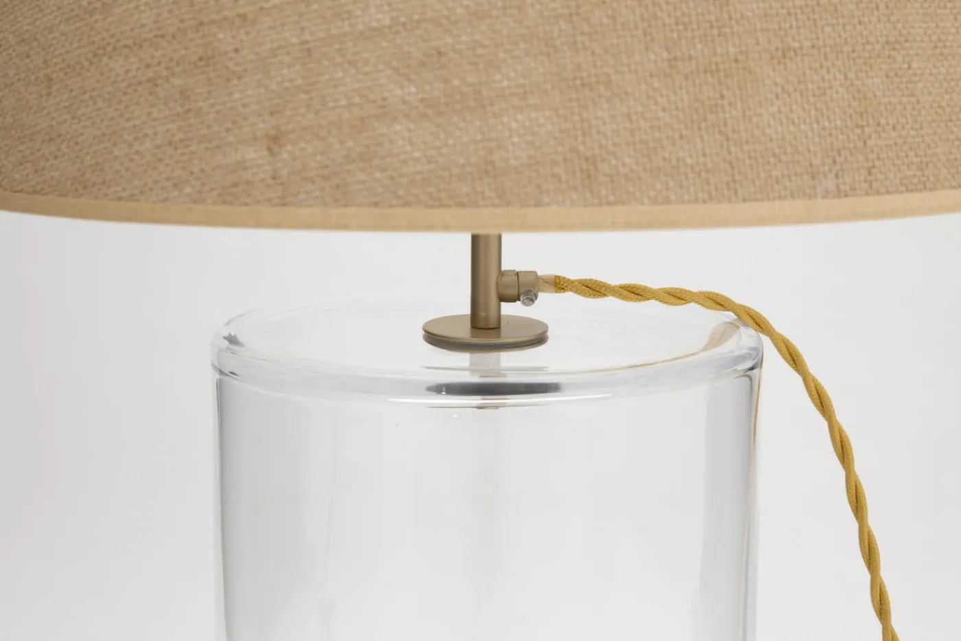 Lampes|Lampes De Table Et De Bureau<Flamant CYPRI, lampe de table, verre, L Or