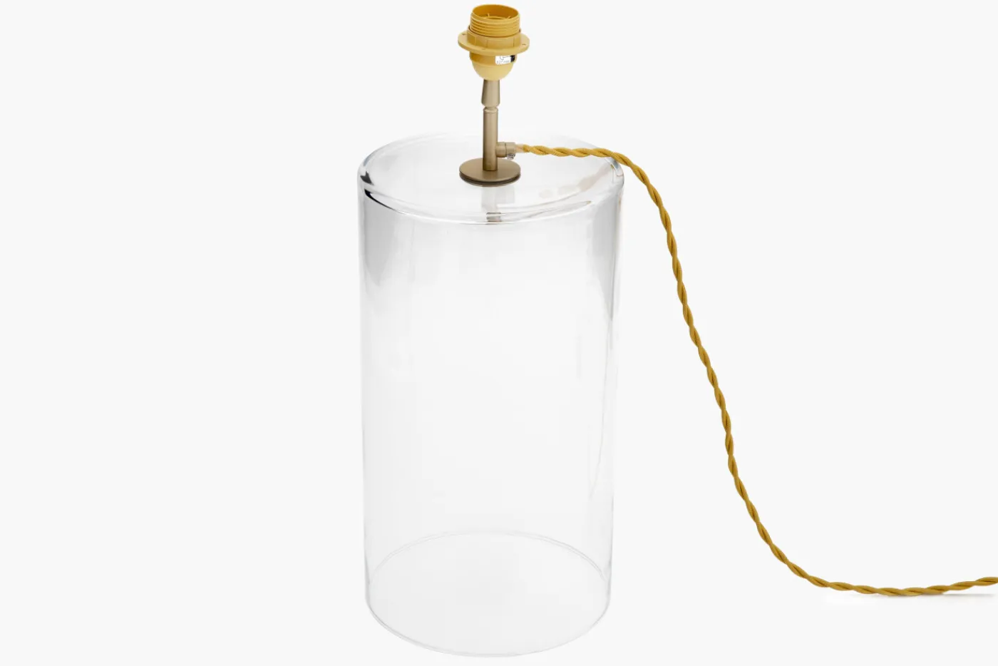 Lampes|Lampes De Table Et De Bureau<Flamant CYPRI, lampe de table, verre, L Or