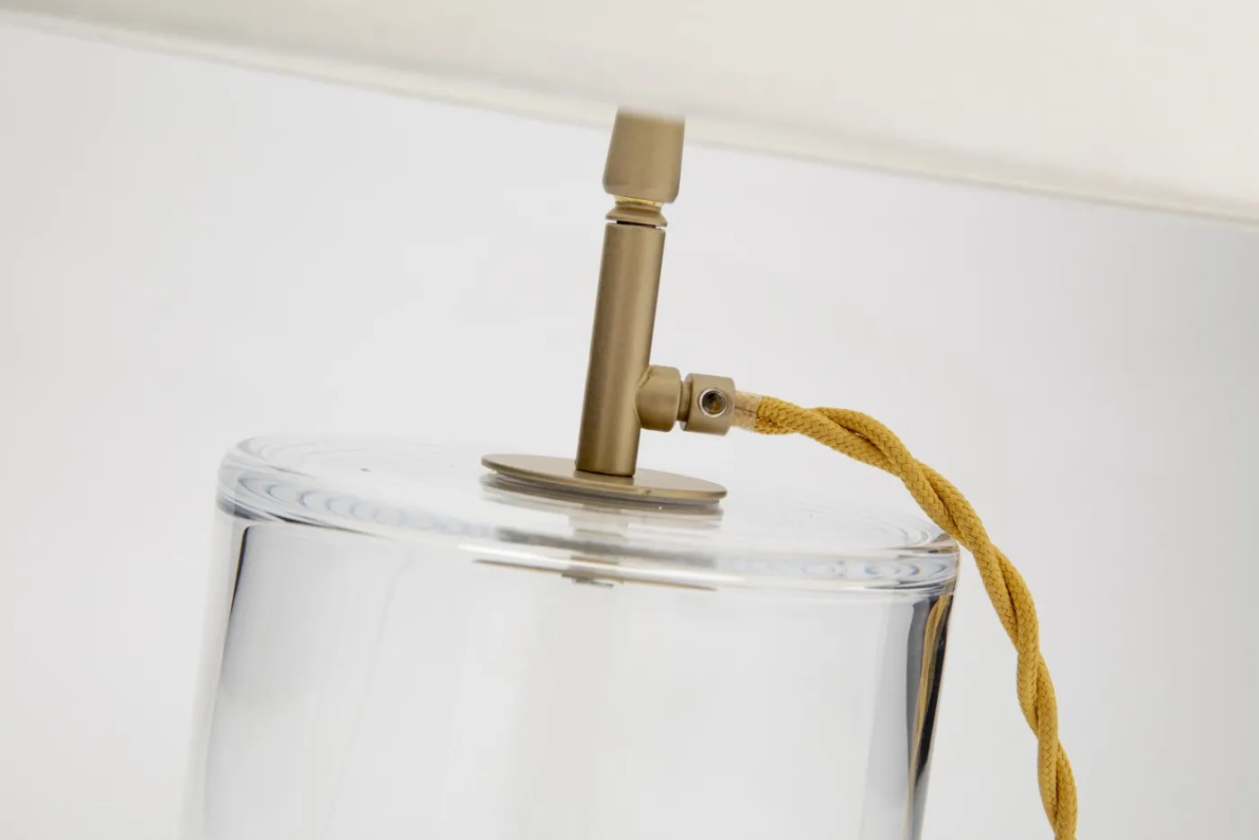 Lampes|Lampes De Table Et De Bureau<Flamant CYPRI, lampe de table, verre, S Or