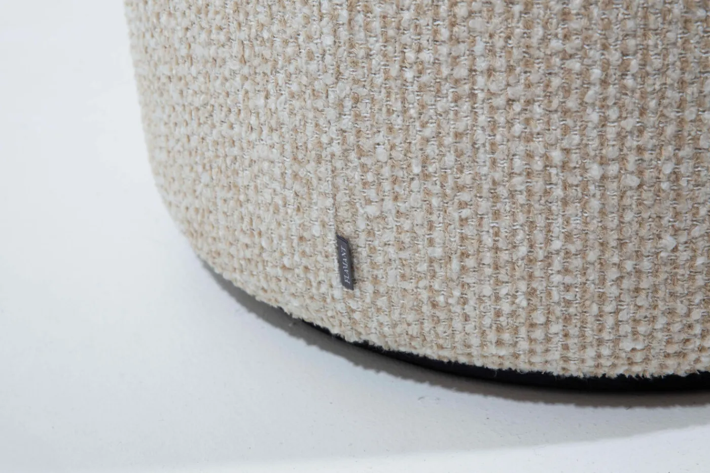 Poufs Et Bouts De Canapé|Sièges<Flamant DANIEL, pouf, blanc/beige Blanccassé