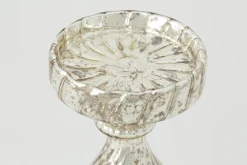 Chandeliers|Chandeliers<Flamant DANTON, bougeoir, verre mercuré, S, avec leds Argent