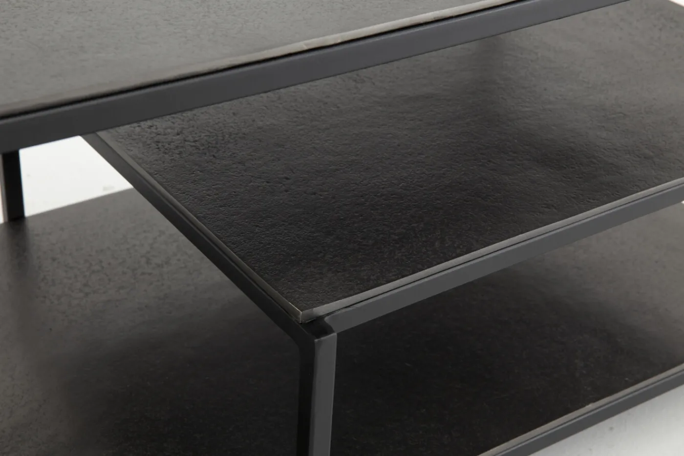 Tables De Salon|Tables De Salon<Flamant DARION, table basse, rectangulaire, métal Noir