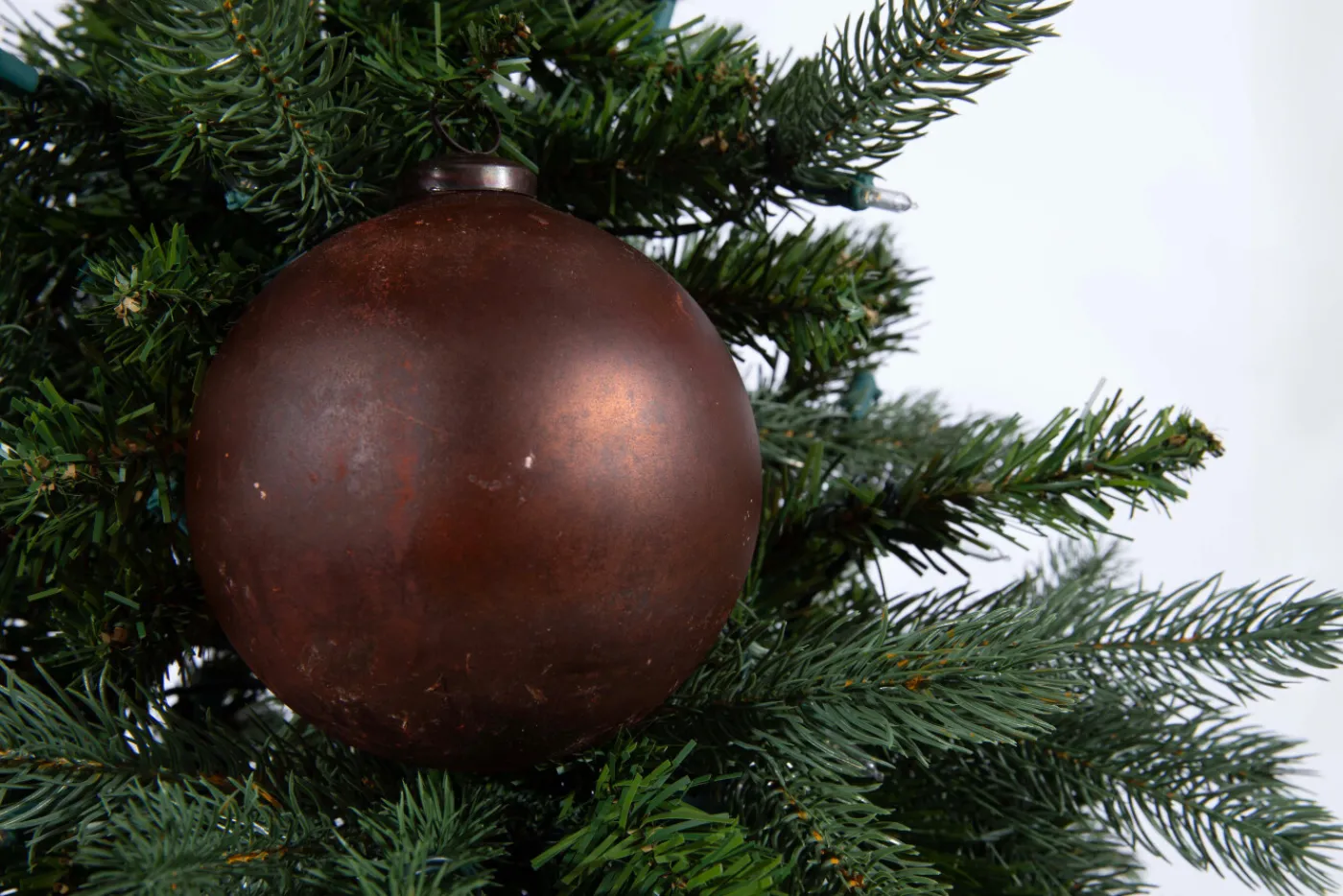 Boules De Noël|Boules De Noël<Flamant DEBBY, boule de Noël, rouille Brun