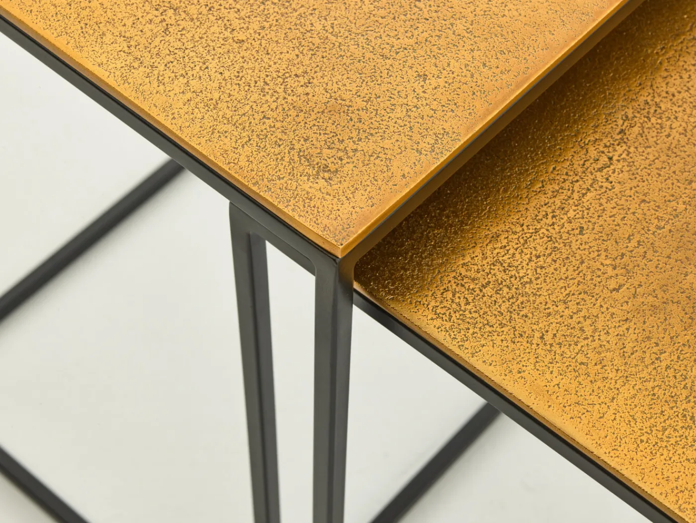 Tables D’Appoint & Consoles|Tables D’Appoint & Consoles<Flamant DELLO, bout de canapé, métal, set de 3 Or