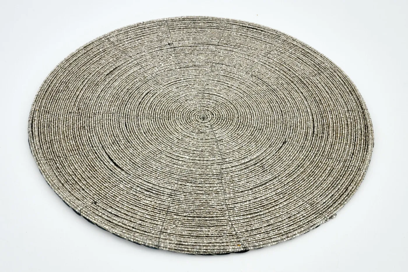Sets De Table Et Porte-Couverts|Textile<Flamant DELVIN, set de table, perles, Argent