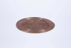 Textile|Sets De Table Et Porte-Couverts<Flamant DELVIN, set de table, perles, cuivre Brun