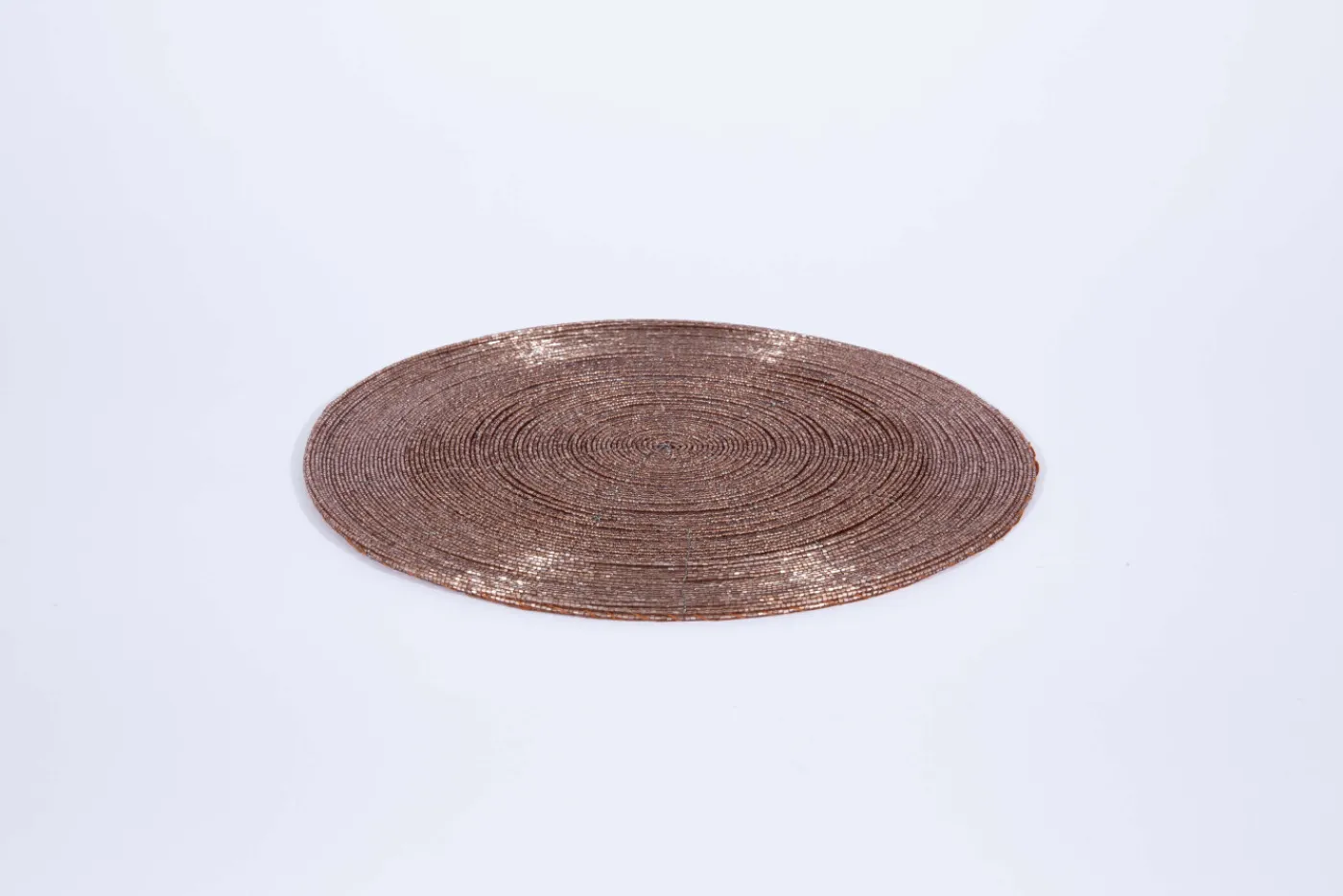 Textile|Sets De Table Et Porte-Couverts<Flamant DELVIN, set de table, perles, cuivre Brun