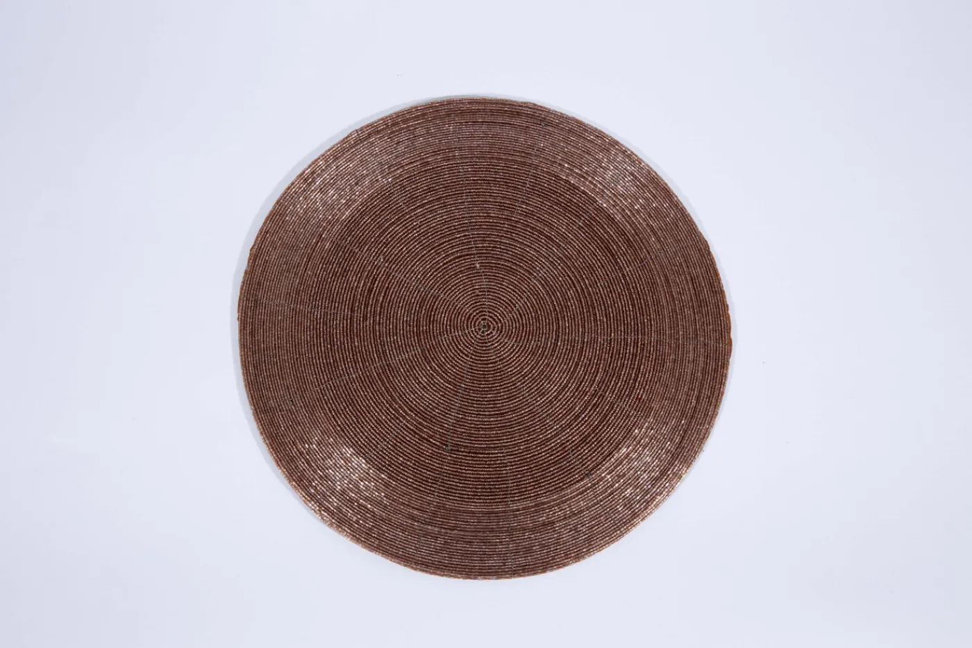 Textile|Sets De Table Et Porte-Couverts<Flamant DELVIN, set de table, perles, cuivre Brun