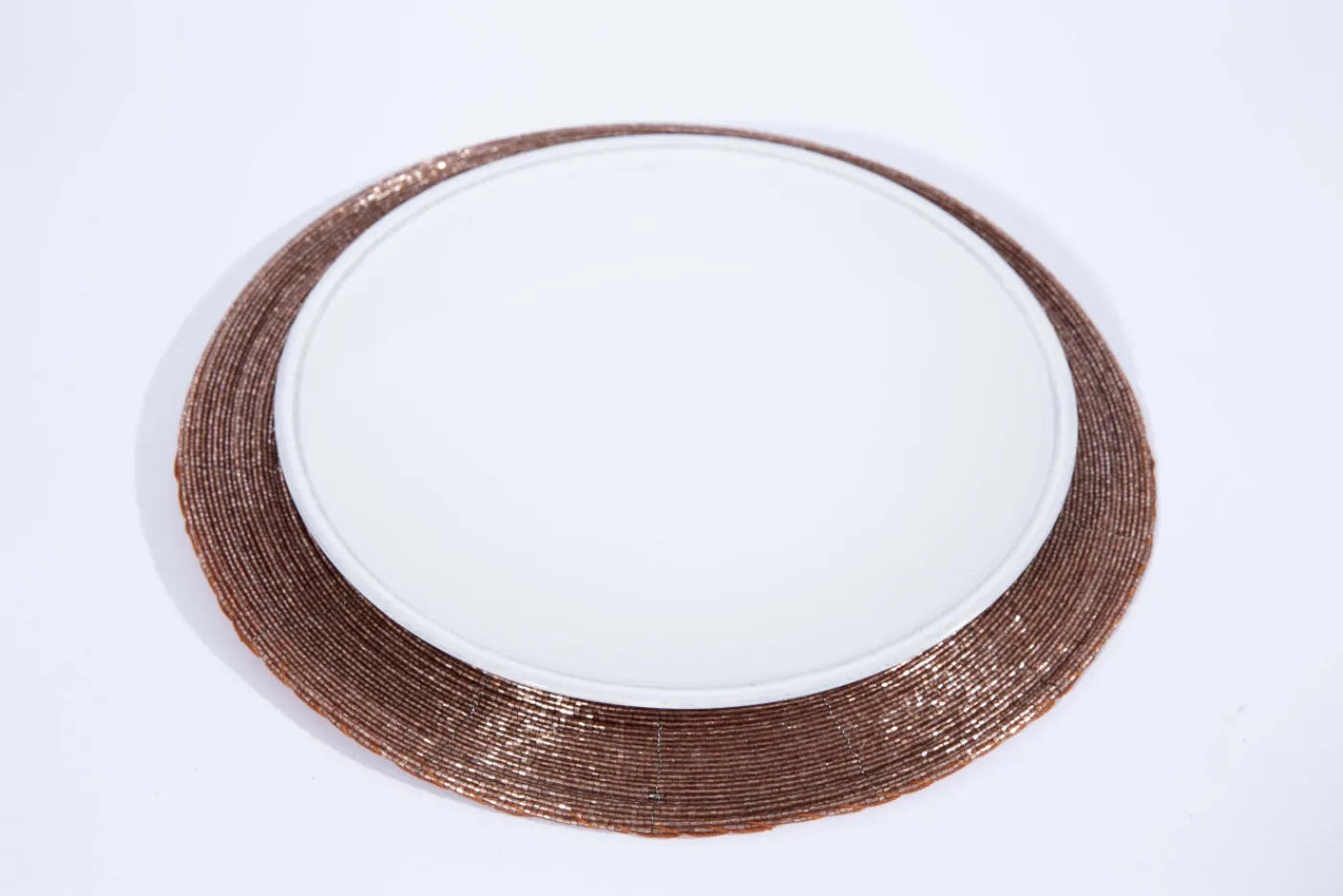 Textile|Sets De Table Et Porte-Couverts<Flamant DELVIN, set de table, perles, cuivre Brun