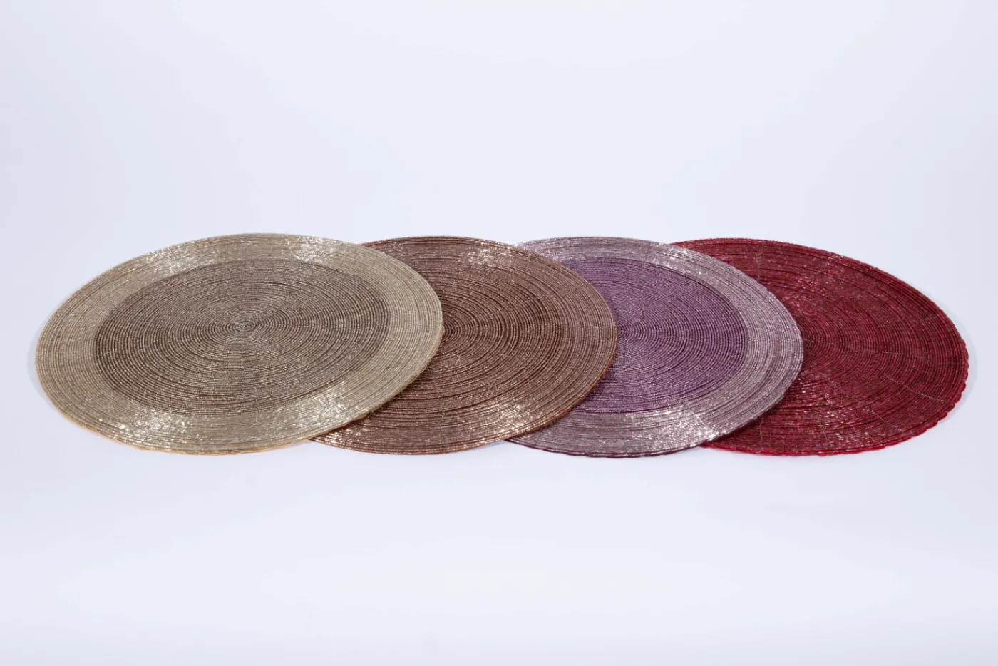 Textile|Sets De Table Et Porte-Couverts<Flamant DELVIN, set de table, perles, cuivre Brun