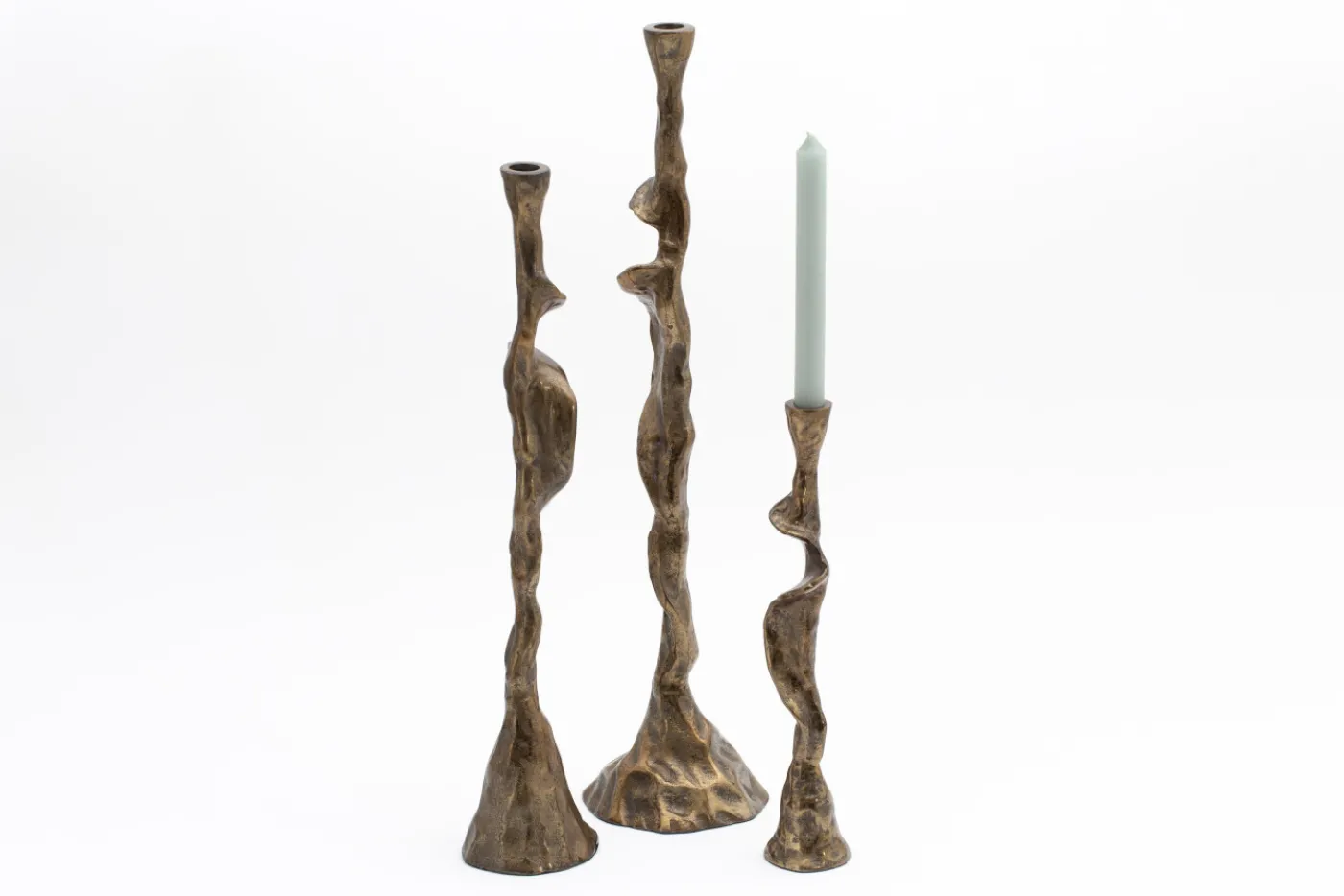 Chandeliers|Chandeliers<Flamant DIONE, bougeoir, métal, L Brun