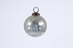 Boules De Noël|Boules De Noël<Flamant DOUCE, boule de Noël, Argent