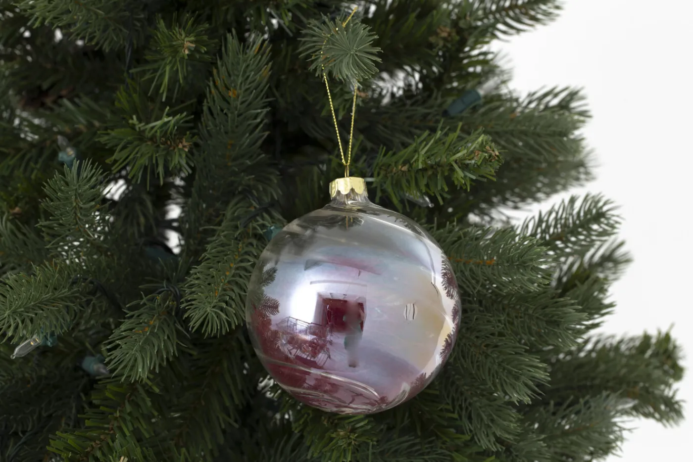 Boules De Noël|Boules De Noël<Flamant DURAS, boule de Noël Rose