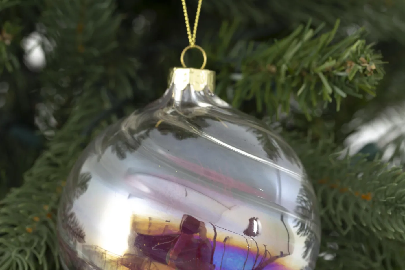 Boules De Noël|Boules De Noël<Flamant DURAS, boule de Noël Rose
