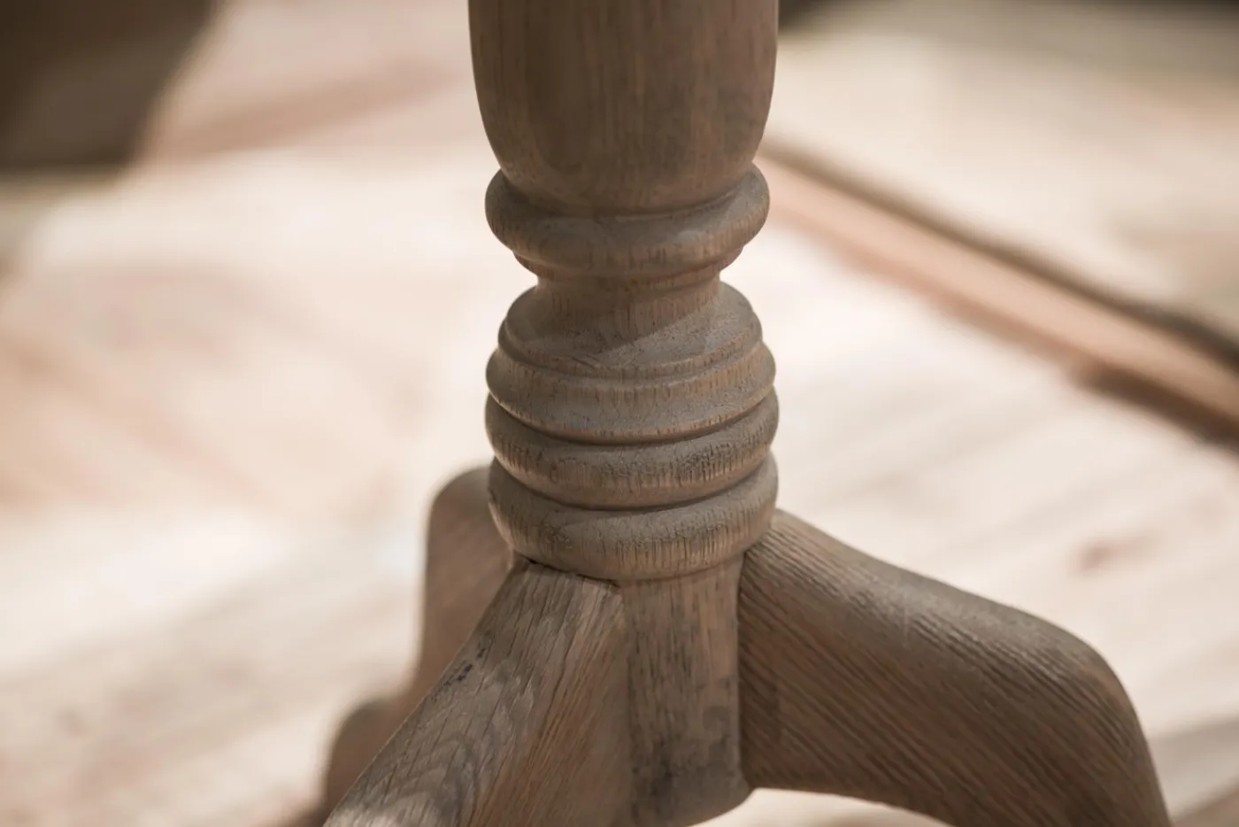 Tables D’Appoint & Consoles|Tables D’Appoint & Consoles<Flamant EDWARDS, bout de canapé, ronde, chêne altéré, 50 cm