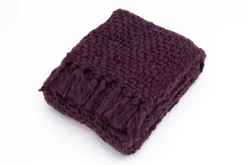 Plaids Et Couvre-Lits|Plaids Et Couvre-Lits<Flamant EINSTEIN, plaid, violet Pourpre