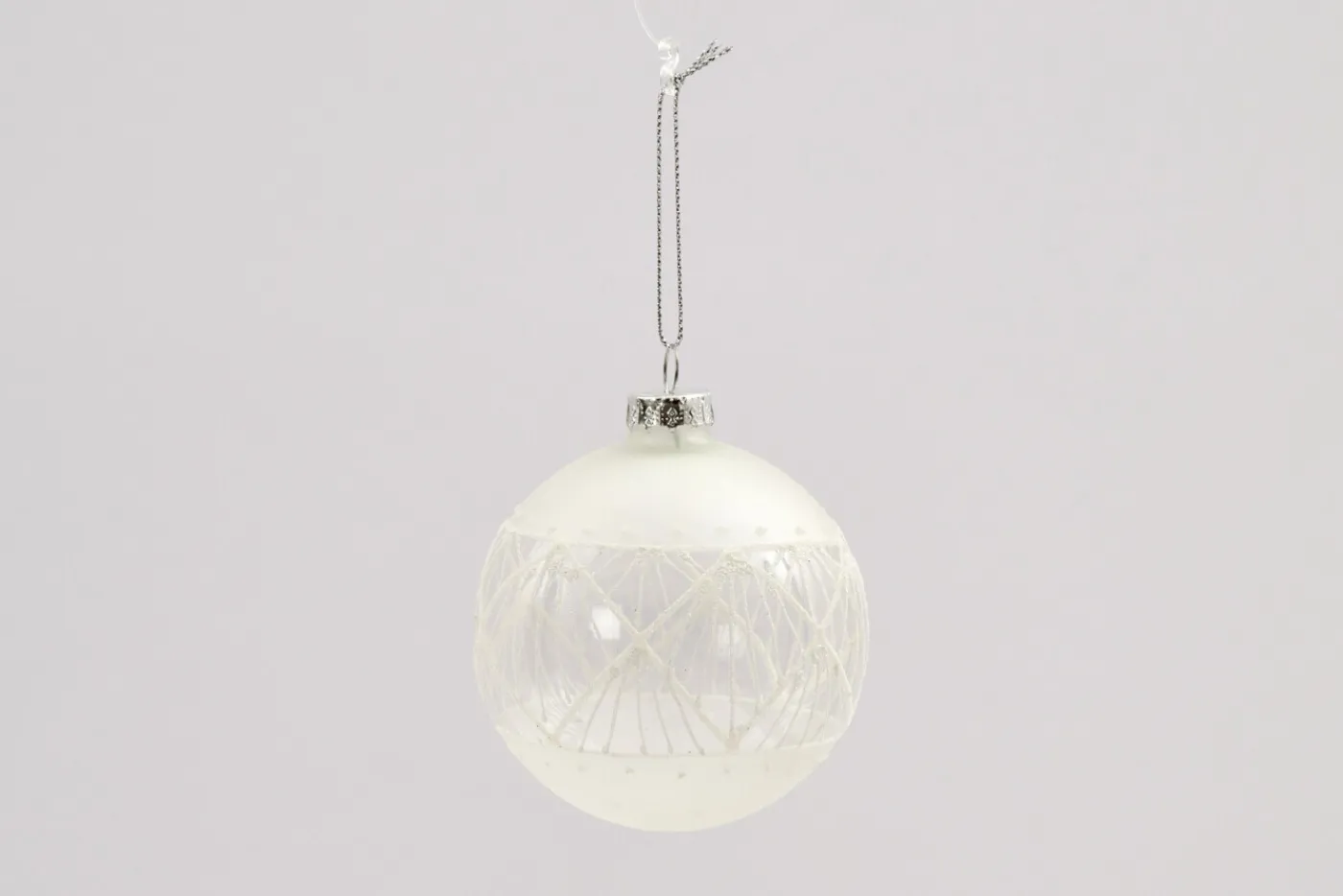 Boules De Noël|Boules De Noël<Flamant ELIAS, boule de Noël Blanc