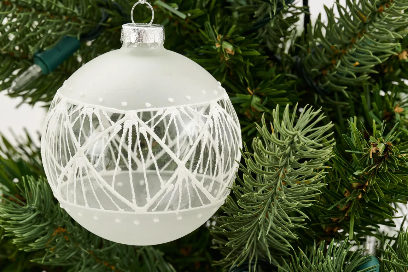 Boules De Noël|Boules De Noël<Flamant ELIAS, boule de Noël Blanc
