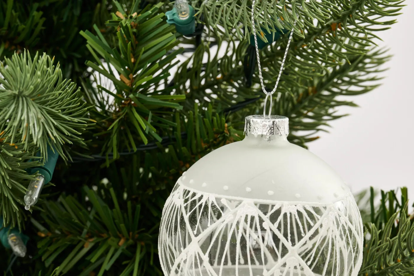 Boules De Noël|Boules De Noël<Flamant ELIAS, boule de Noël Blanc